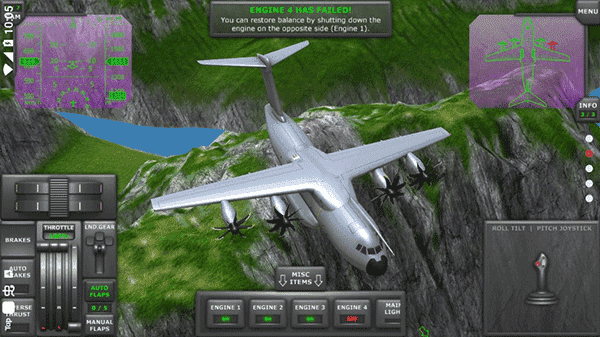 精彩截图-老B真骚飞行模拟器中文版正版免费下载-老B真骚飞行模拟器最新版Turboprop Flight Simulator下载 v1.31 安卓版1